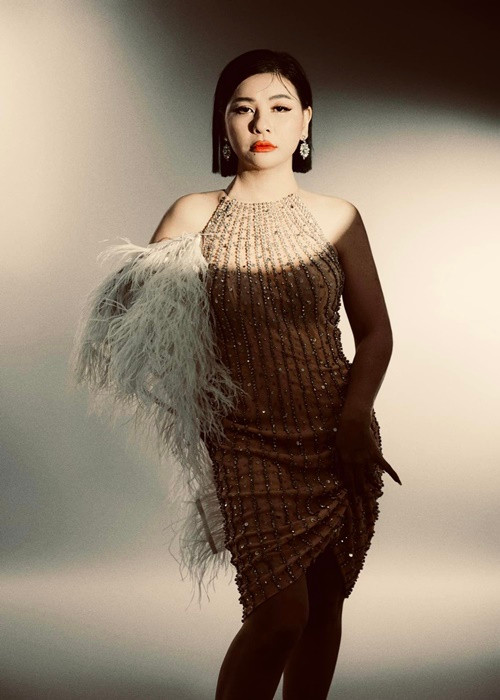 Mới đây, sau gần 1 năm hẹn hò, Cát Phượng công khai chuyện tình cảm. Tuy nhiên, cô giấu danh tính bạn trai. Ảnh: FBNV.