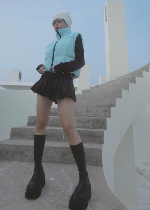 Liu Grace xây dựng hình ảnh cá tính, năng động. Ảnh: FBNV.