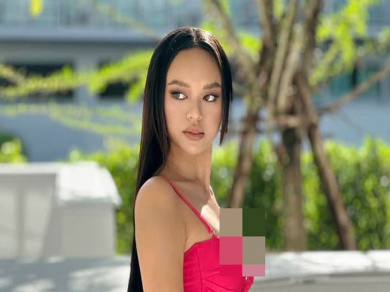 Vòng một của Mai Ngô gợi cảm hơn nhiều sau khi phẫu thuật thẩm mỹ. Ảnh: FBNV.