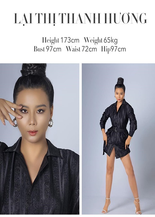 Người mẫu Lại Thị Thanh Hương.