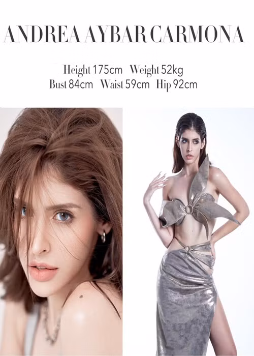 Nhiều gương mặt quen thuộc khác cũng thi The New Mentor như người mẫu Tây Ban Nha Andrea Aybar Carmona.