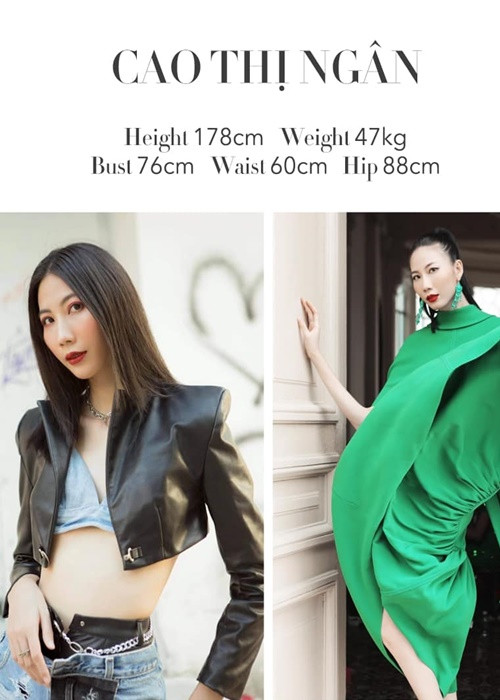 Á quân Vietnam's Next Top Model 2014 Cao Thị Ngân.