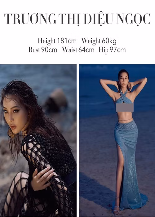 Trương Thị Diệu Ngọc cũng tham gia The New Mentor 2023. Mỹ nhân này đăng quang Hoa khôi Áo dài Việt Nam năm 2016.