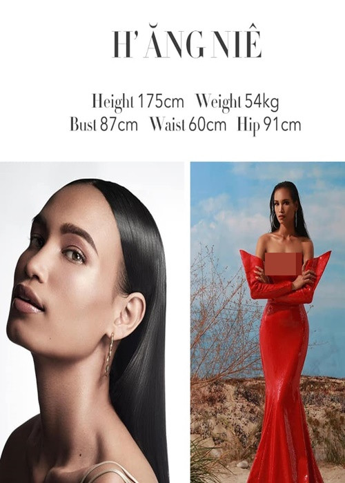 Người mẫu H'Ăng Niê.