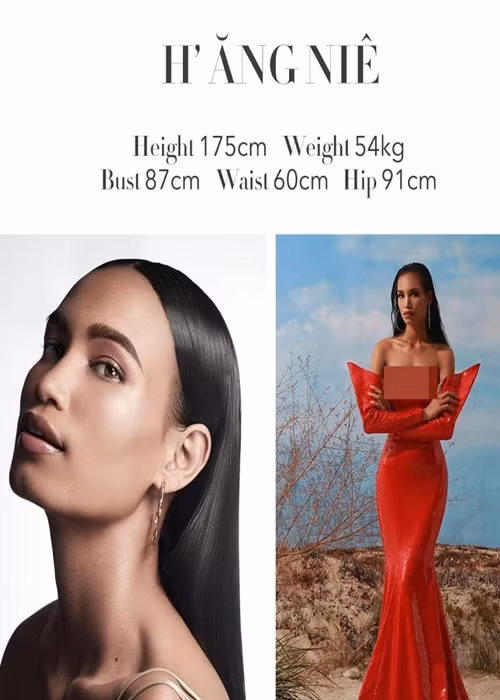 Người mẫu H'Ăng Niê.