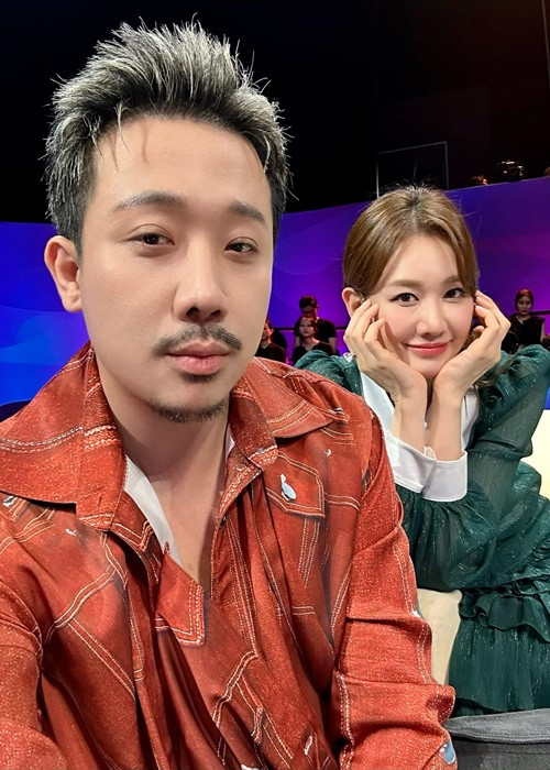 Vợ chồng Trấn Thành cùng quay một chương trình cách đây không lâu.