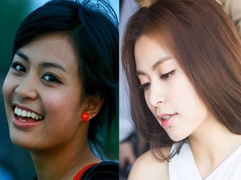 Hoàng Thùy Linh "lột xác" theo thời gian. Ảnh: Gia Đình Và Xã Hội.