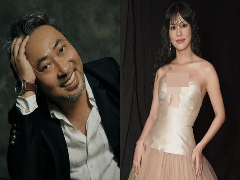 Bùi Lan Hương kém Quang Dũng 11 tuổi, là bạn gái đầu tiên nam đạo diễn công khai hẹn hò. Ảnh: Saostar.