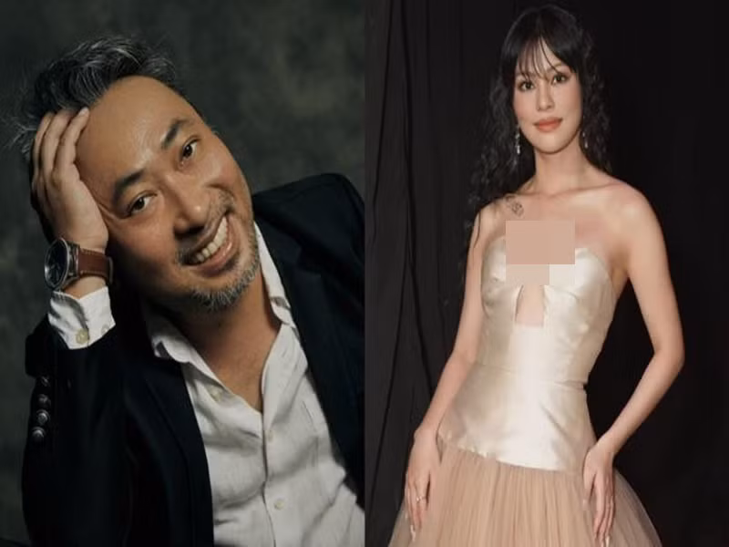 Bùi Lan Hương kém Quang Dũng 11 tuổi, là bạn gái đầu tiên nam đạo diễn công khai hẹn hò. Ảnh: Saostar.