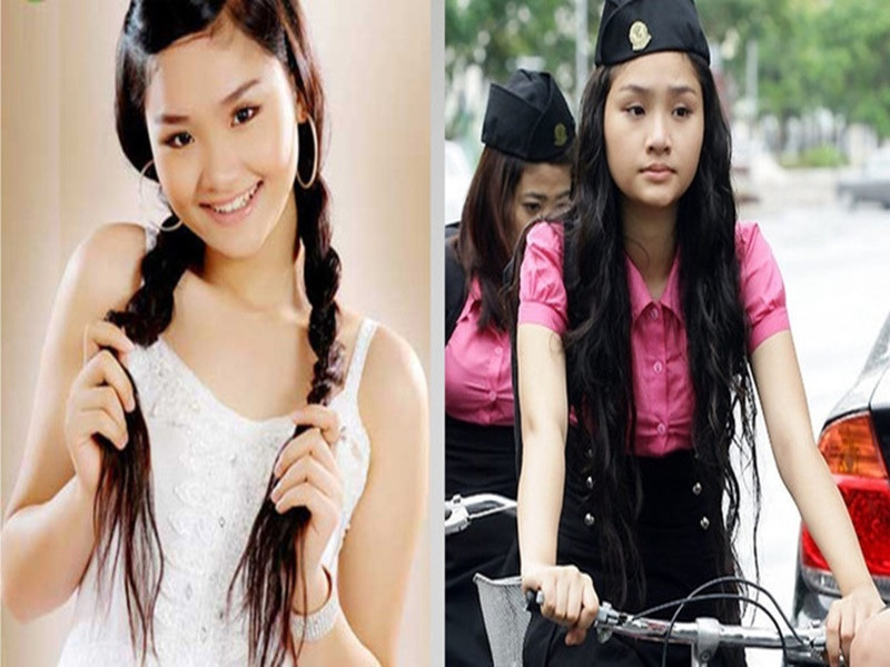 Miu Lê bước chân vào showbiz với vai nữ chính trong phim Những thiên thần áo trắng năm 2009. Ảnh: Dân Việt.