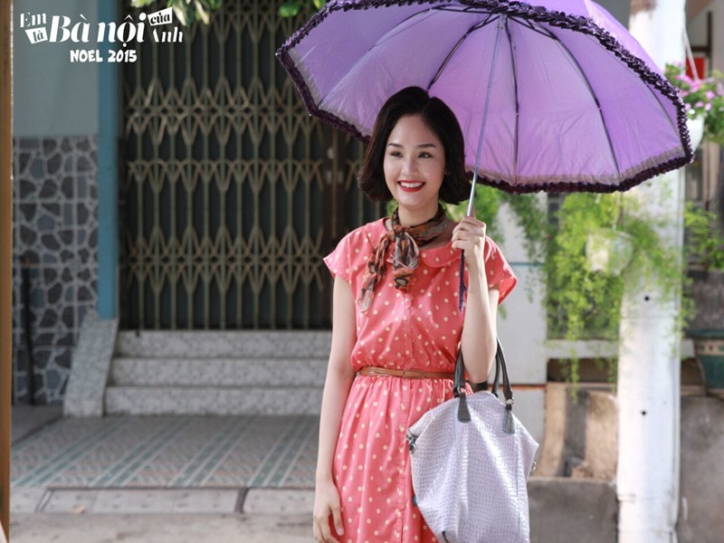 Phải đến bộ phim trăm tỷ Em là bà nội của anh năm 2015, nữ ca sĩ mới bứt phá. Ảnh: Vietnamnet.