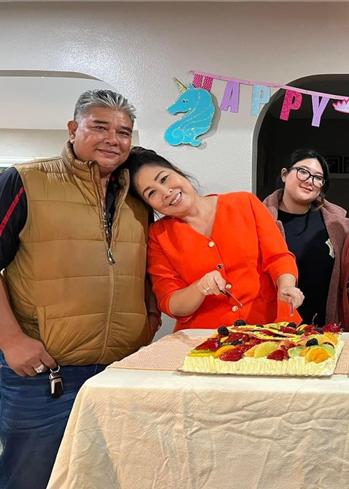 Nam diễn viên cảm ơn vợ đã luôn bên cạnh anh để cùng dựng xây gia đình hạnh phúc. Ảnh: FBNV.