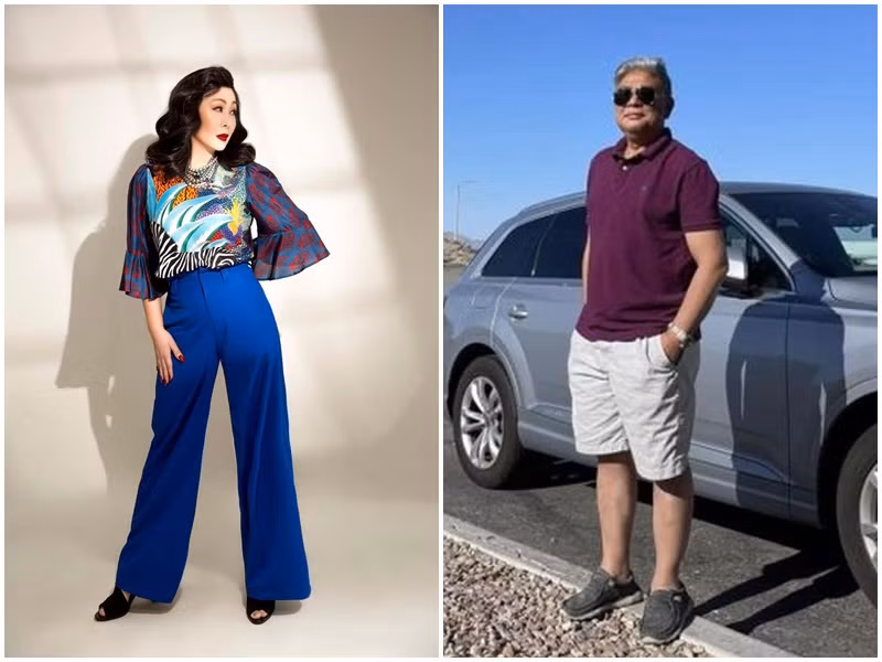 Mới đây, vợ chồng Hồng Vân lột xác về ngoại hình. Lê Tuấn Anh lấy lại phong độ sau khi giảm đến 42 kg, Hồng Vân giảm 14 kg. Ảnh: FBNV.