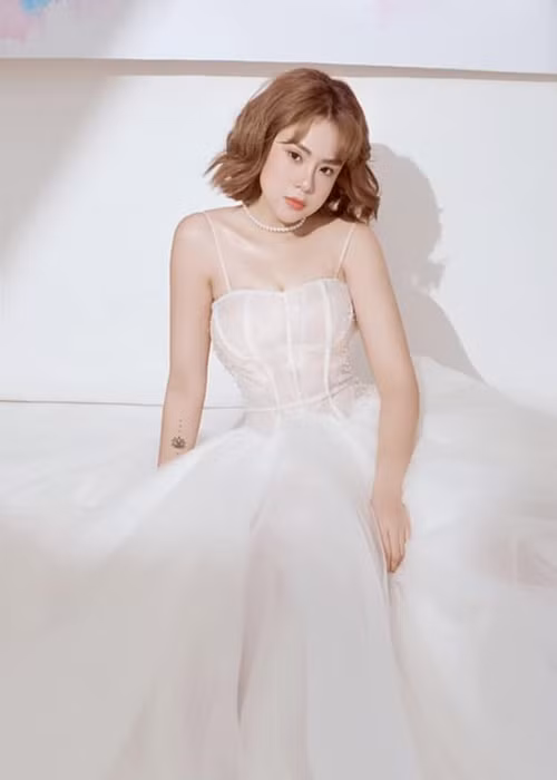 Tháng 9/2022, Thái Trinh chia tay bạn trai huấn luyện viên thể hình. Ảnh: FBNV.