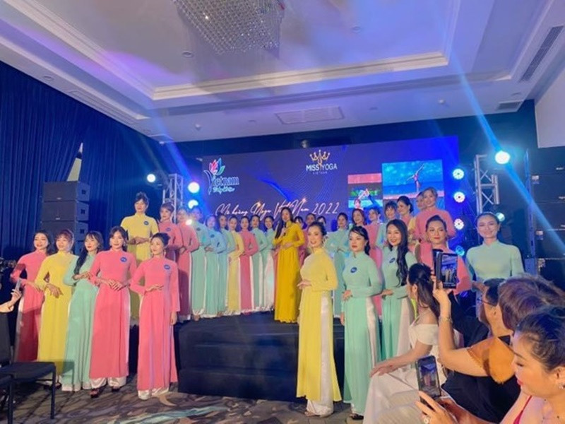 Công ty cổ phần Truyền thông và giải trí MC Media bị phạt 15 triệu đồng khi tổ chức sự kiện Nữ hoàng Yoga Việt Nam 2022 không phép. Ảnh: Người Lao Động.