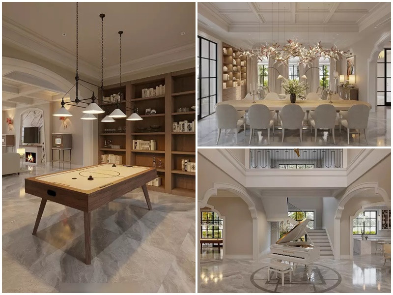 Biệt thự của mẹ đẻ Phạm Hương có hai tầng, sân vườn rộng rãi, bể bơi ngoài trời, nội thất sang trọng. Ảnh: Sức Khỏe Và Đời Sống.