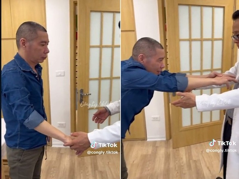 Hình ảnh Công Lý nỗ lực tập luyện khiến nhiều khán giả xúc động.