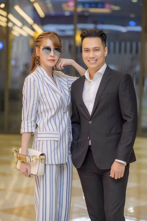 Nói về lý do không lên tiếng sớm giữa lùm xùm, Quế Vân thanh minh rằng cô và Việt Anh phải giữ bí mật về dự án hợp tác chung. Ảnh: Vietnamnet.