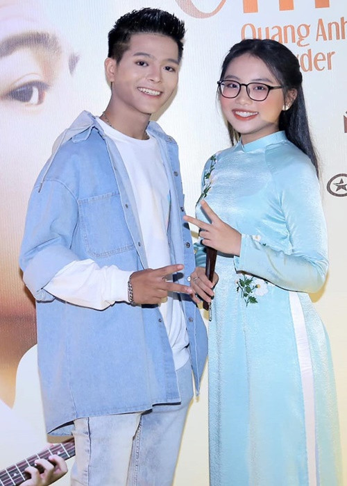 Phương Mỹ Chi từng cho biết, cô và Quang Anh mỗi người đều có hướng đi riêng của mình, nhưng cả hai vẫn âm thầm quan tâm theo dõi nhau. Ảnh: Vietnamnet.