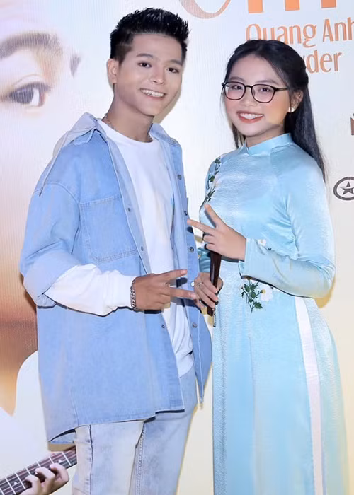 Phương Mỹ Chi từng cho biết, cô và Quang Anh mỗi người đều có hướng đi riêng của mình, nhưng cả hai vẫn âm thầm quan tâm theo dõi nhau. Ảnh: Vietnamnet.