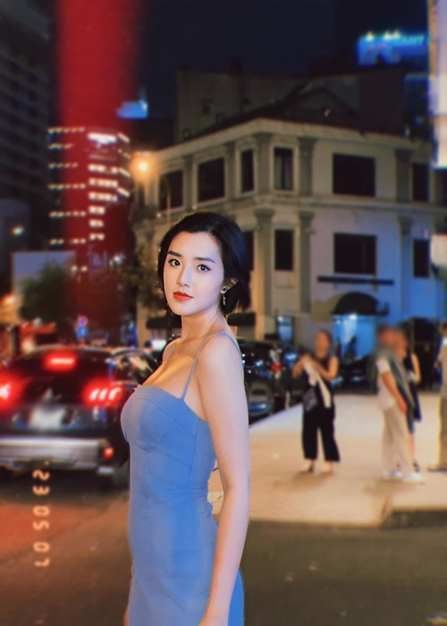 Quản Hân cho biết hình mẫu người đàn ông của cô là chàng trai vui vẻ, thông minh và có đạo đức.