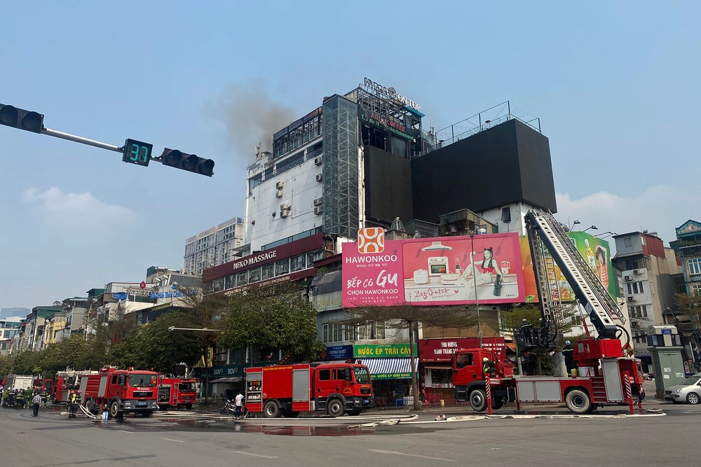 Thu tuong hoan nghenh cac luc luong xu ly vu chay toa OCD Plaza