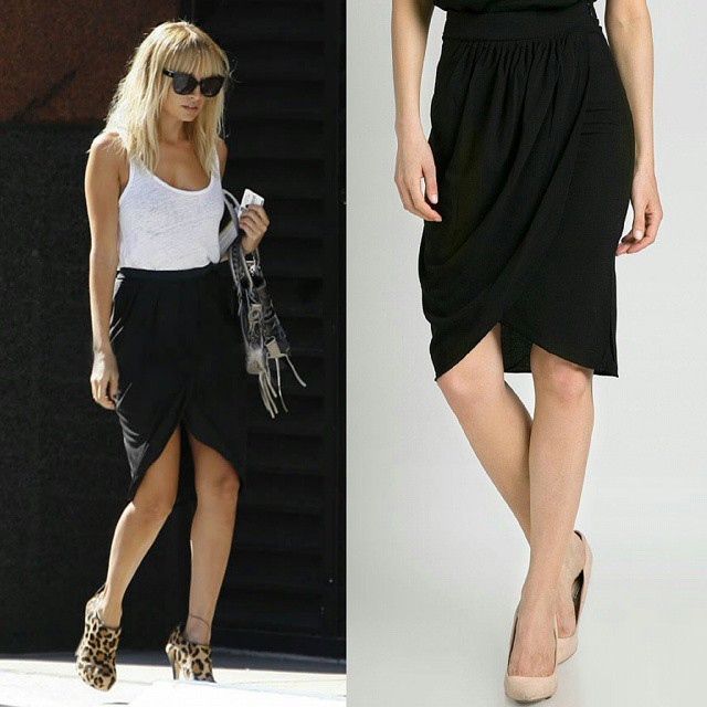  Chân váy hoa tulip giúp các bạn nữ khoe được đường cong nữ tính. Vào những ngày đẹp trời, các nàng có thể diện mẫu váy này mix cùng đôi giày ankle boot (giày có thiết kế cao vừa chạm hoặc trên mắt cá chân một chút) hở mũi. Còn vào những ngày nóng nực, các bạn nữ có thể mix chân váy tulip với một đôi sandal chiến binh khỏe khoắn. Ảnh Blurmark