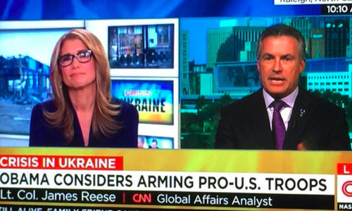 Dòng tít gây tranh cãi trong chương trình bản tin sáng 9/2 trên kênh CNN.