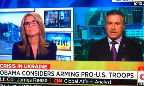 Dòng tít gây tranh cãi trong chương trình bản tin sáng 9/2 trên kênh CNN.