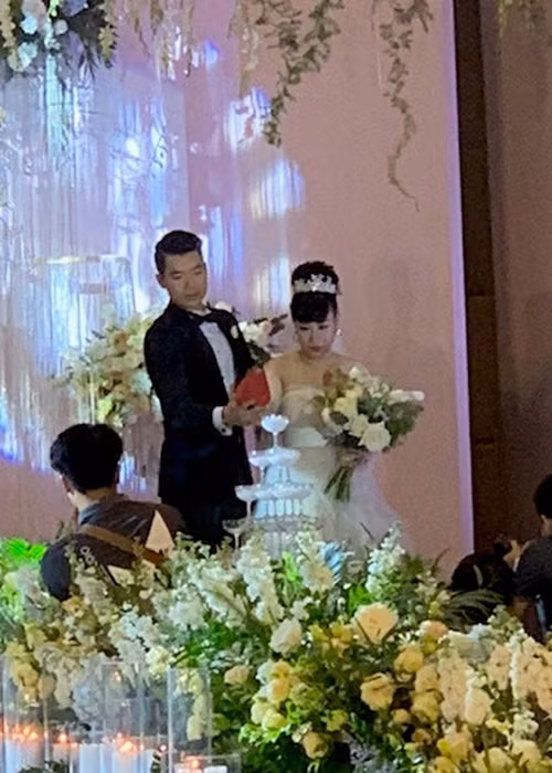 Hồi tháng 11/2018, Trương Nam Thành làm đám cưới tại Hà Nội. Ảnh: Dân Việt