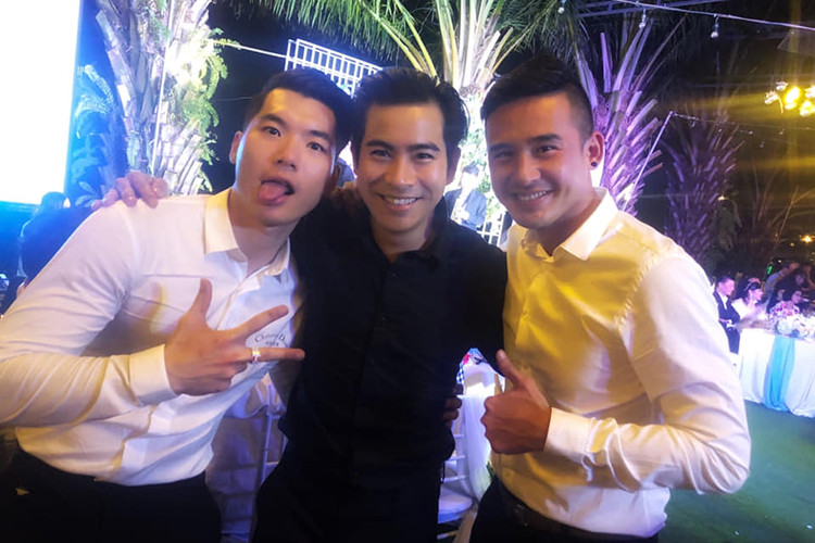 Chỉ có hình ảnh Trương Nam Thành trong tiệc cưới tại Sài Gòn được chia sẻ.