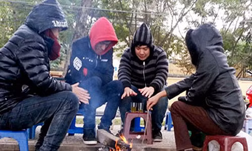 Thoi tiet hom nay 14/12: Ha Noi ret dam 12 do