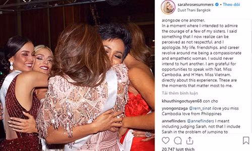 Hoa hau Hoan vu My gui loi xin loi sau khi che tieng Anh cua H'Hen Nie-Hinh-2