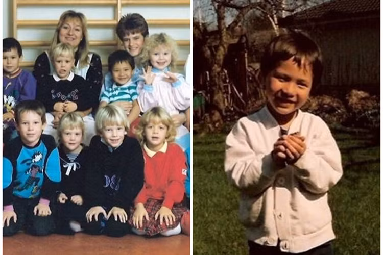 Kim Lý năm 4 tuổi đã bắt đầu đến trường. Ảnh: Zing