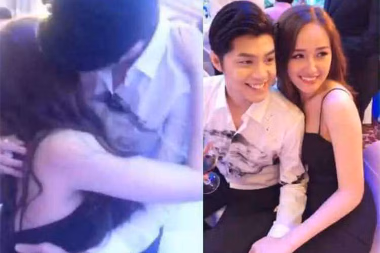 Cặp đôi tin đồn thậm chí âu yếm nhau trong đám cưới của Á hậu Tú Anh. Ảnh: Vietnamnet