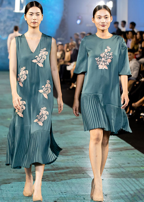 Bộ sưu tập Hà Tăng vừa giới thiệu mang tên “Under the moonlight - Dưới ánh trăng”.