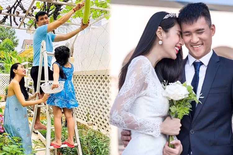 Đến nay, sau 10 năm bên nhau và có một cô con gái chung, cặp đôi vẫn luôn mặn nồng như hồi mới yêu. Được biết, để có được hạnh phúc viên mãn như hôm nay, Công Vinh và Thủy Tiên đã đi qua không ít sóng gió. Ảnh: FBNV