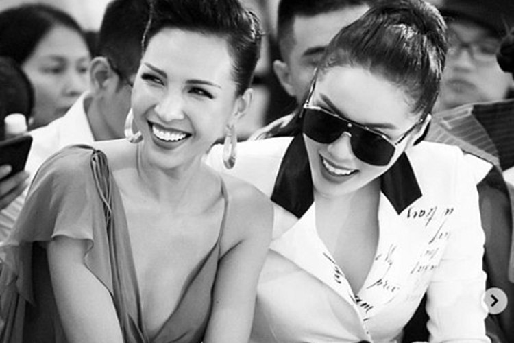 Kỳ Duyên là Hoa hậu Việt Nam 2014 trong khi Minh Triệu là một siêu mẫu quen mặt của làng thời trang. Ảnh: FBNV