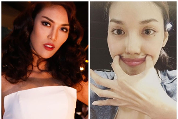 Khi trang điểm kỹ lưỡng, Lan Khuê cá tính, sắc sảo còn lúc để mặt mộc, cô trông hiền hơn. Ảnh: Khỏe và đẹp