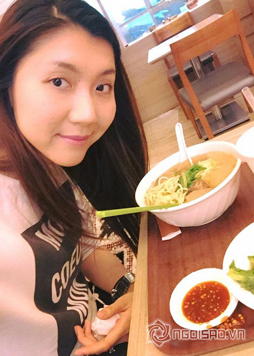 Mặt mộc kém xinh nhưng Ngọc Quyên vẫn không ngần ngại xuất hiện với diện mạo này. Ảnh: FBNV