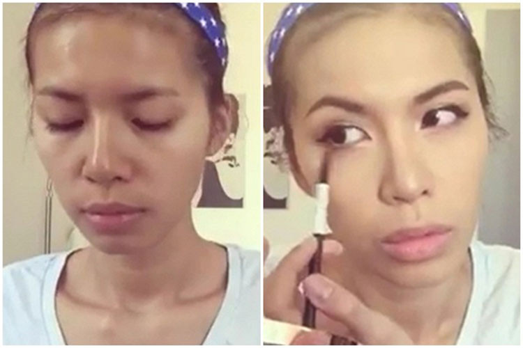 Cũng như Hoàng Thùy, Minh Tú vẫn thu hút dù gương mặt không trang điểm. Ảnh: VTV