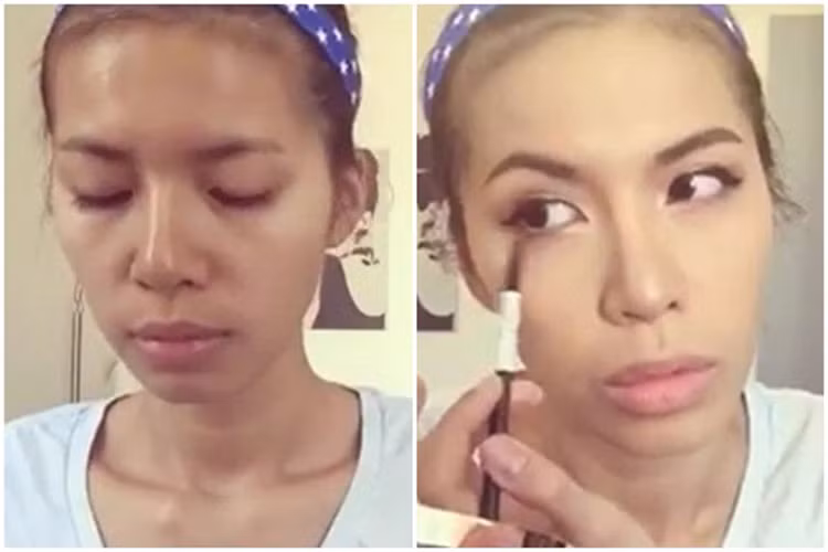 Cũng như Hoàng Thùy, Minh Tú vẫn thu hút dù gương mặt không trang điểm. Ảnh: VTV