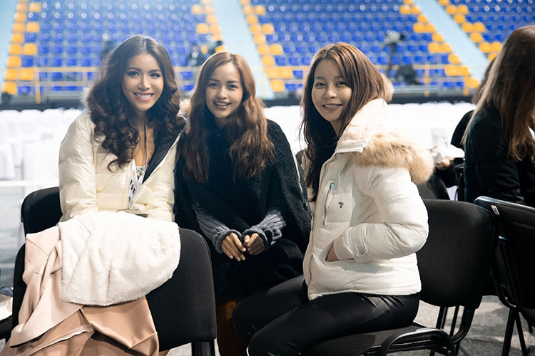 Gần đây, tuy vướng phải không ít ồn ào tai bay vạ gió nhưng Minh Tú vẫn chỉ tập trung vào các phần thi.