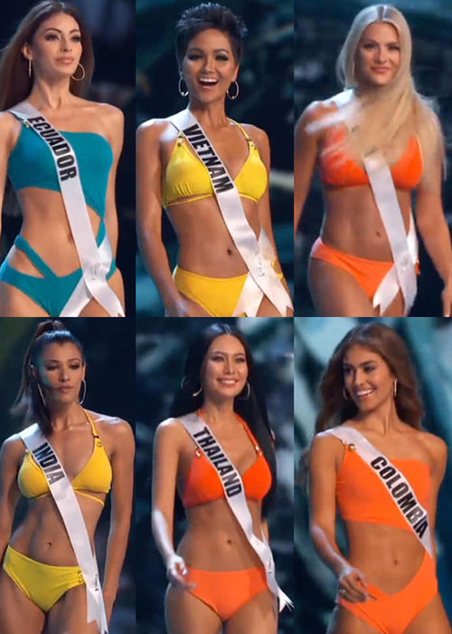 Ngoài H'hen Niê, nhiều thí sinh khác cũng được đánh giá cao ở bán kết như đại diện Philippines.