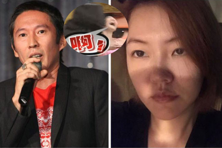 Năm 2004, khi tham gia chương trình do Tiểu S làm MC, bạn thân của Triệu Vy cũng từng bị chỉ trích vì diễn cảnh hôn thái quá với Tiểu S. Ảnh: Yahoo