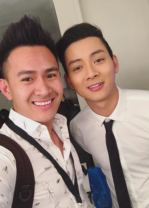 Thành Vinh khá thân thiết với Hoài Lâm - cậu con trai nuôi của Hoài Linh.