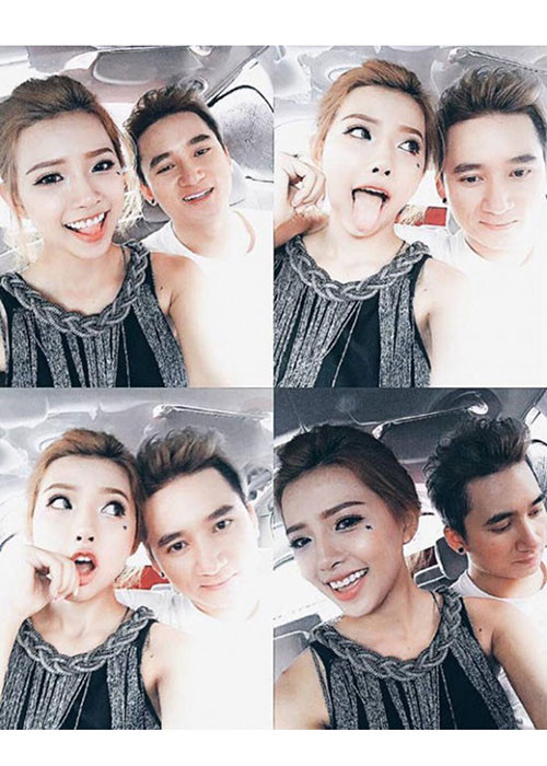 Trên trang cá nhân, nam ca sĩ kiêm nhạc sĩ chăm khoe bạn gái xinh đẹp của mình.