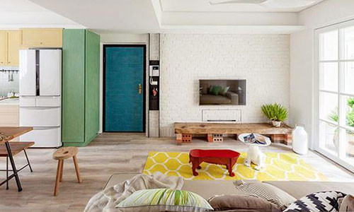 Thiet ke don gian, sang trong cho nha 25m2 cua chang doc than-Hinh-2