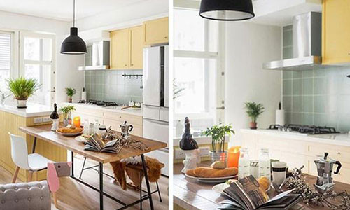 Thiet ke don gian, sang trong cho nha 25m2 cua chang doc than