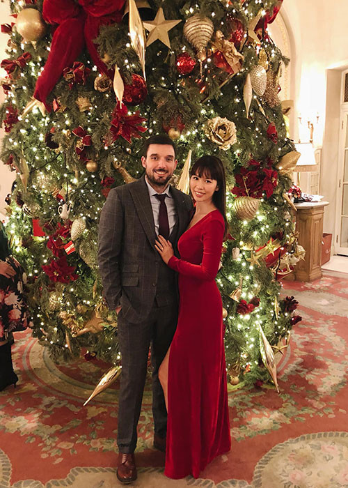 Hà Anh cũng là một trong những người mẫu Việt đang sống hạnh phúc bên chồng ngoại quốc.